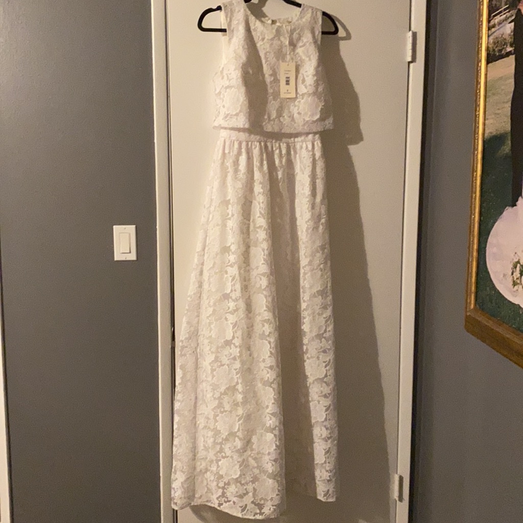 Nwt Erin Fetherston White Sleeveless Long Dress Erin By Erin Fetherston